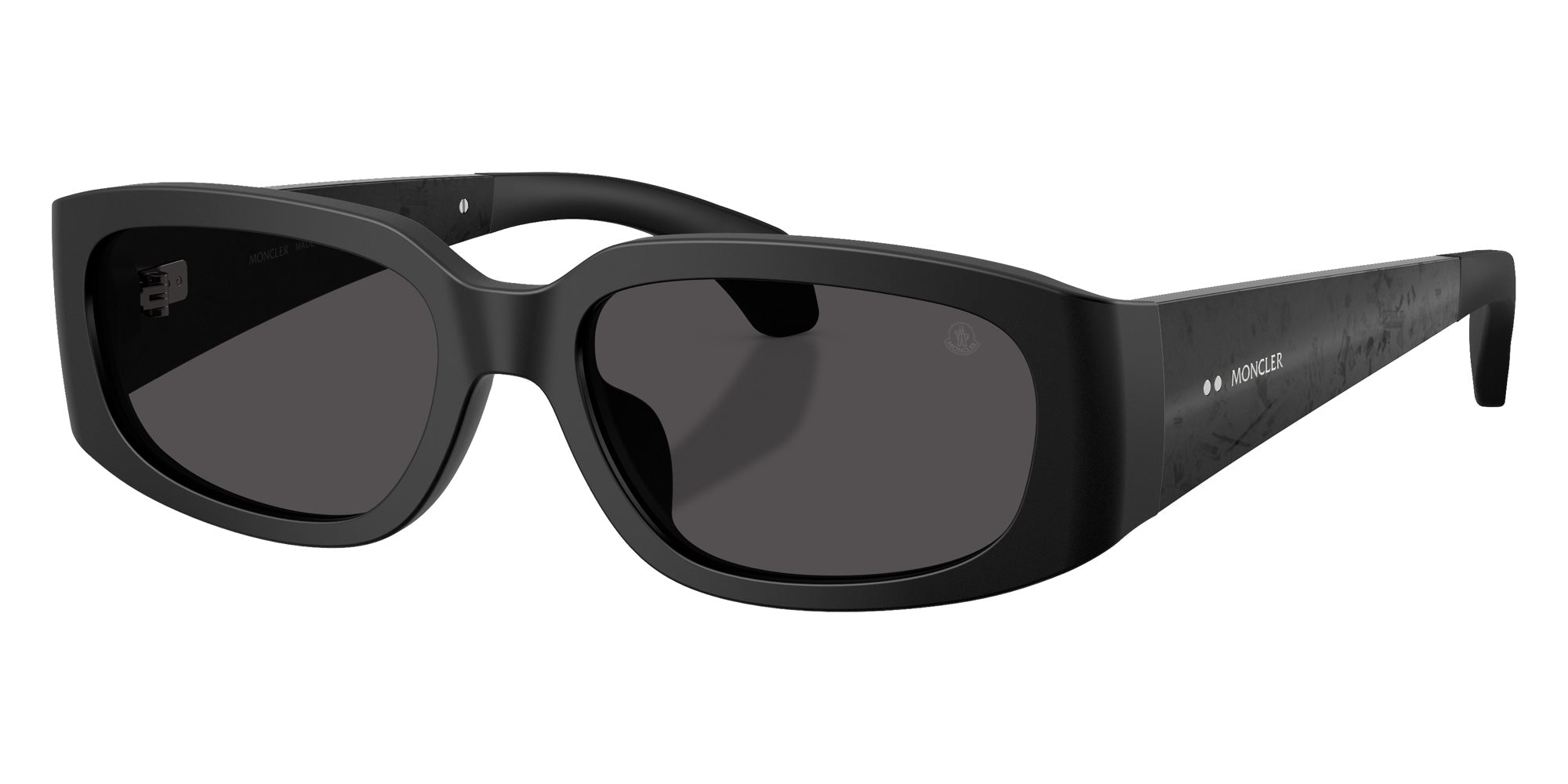 Moncler ME6014U Lumin 300187 55 - Matte Black / Dark Gray Solid #id:me6014u300187_s:100105