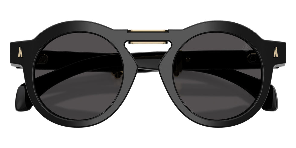 Moncler ME6019U Glisse 300187 47 - Shiny Black / Dark Gray Solid #id:me6019u300187_s:100120