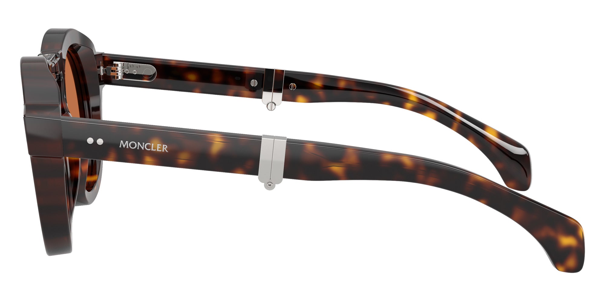 Moncler ME6019U Glisse 300273 47 - Shiny Havana / Brown Solid #id:me6019u300273_s:102110