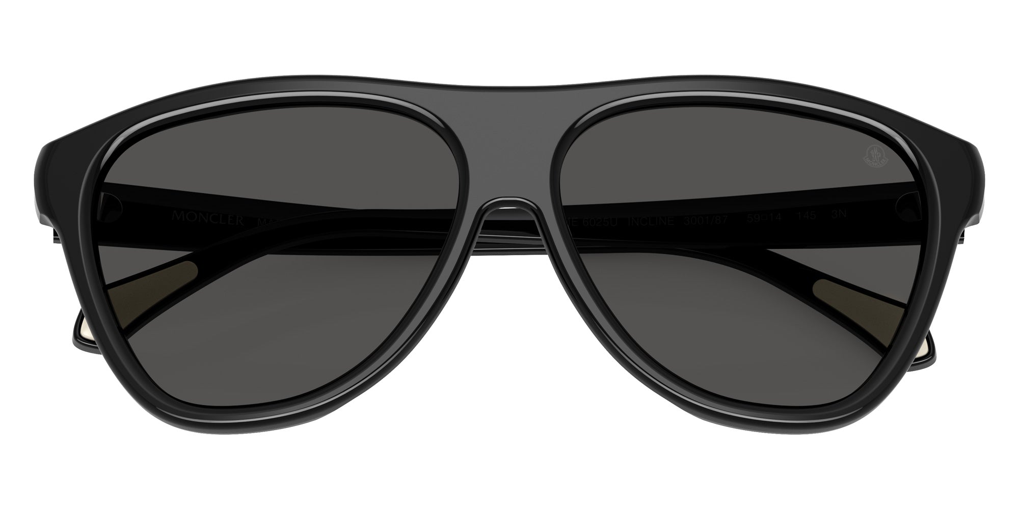 Moncler ME6025U Incline 300187 59 - Shiny Black #id:me6025u300187_s:100120