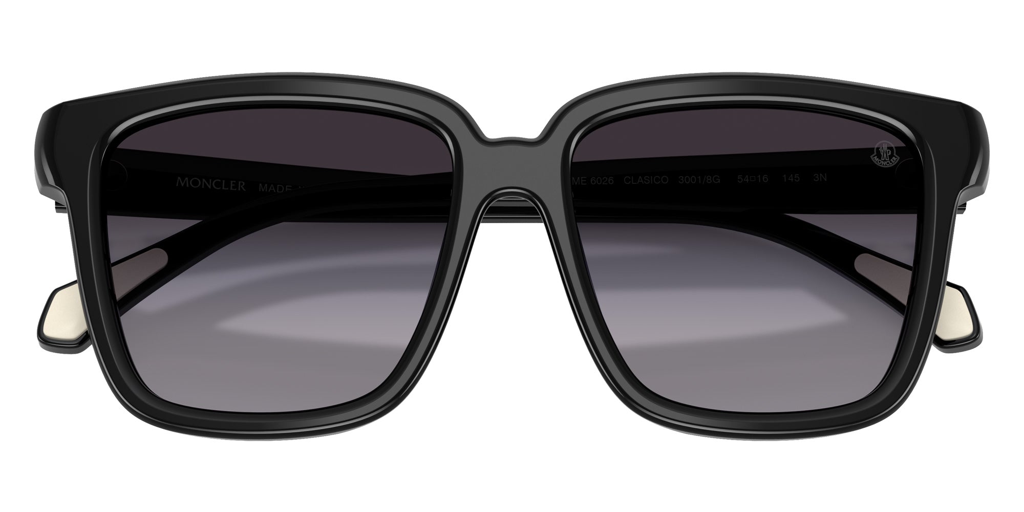 Moncler ME6026 Clasico 30018G 54 - Shiny Black #id:me602630018g_s:100120