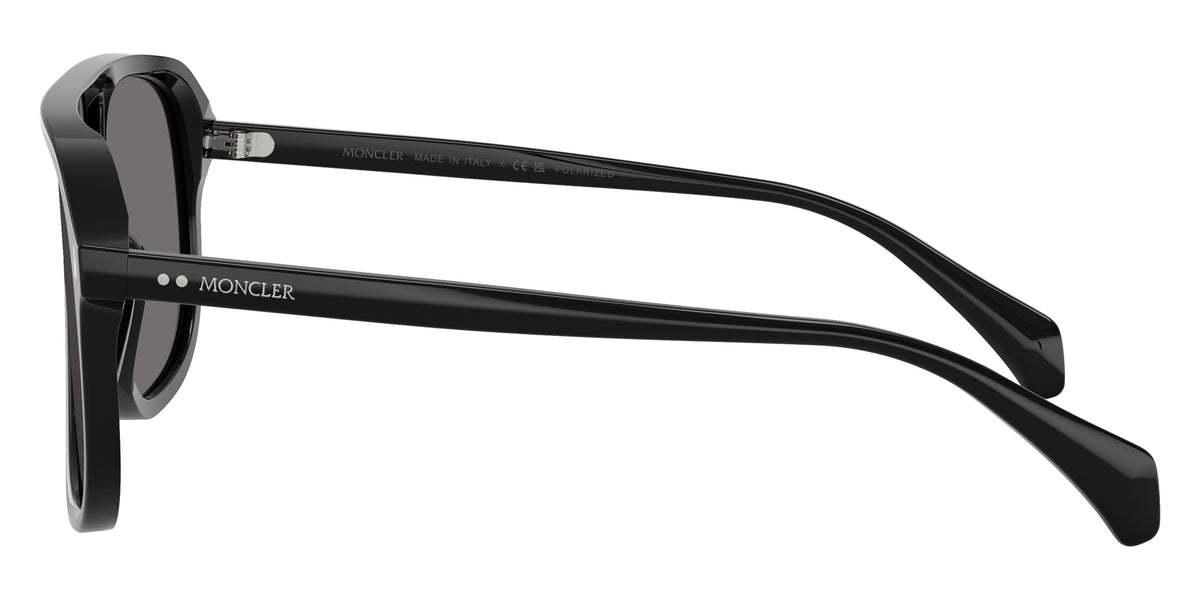 Moncler ME6028 Fluxe 300181 60 - Shiny Black / Polarized Dark Gray #id:me6028300181_s:102110