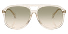 Moncler ME6028 Fluxe 30032C 60 - Shiny Transparent Off White / Gradient Green Gray #id:me602830032c_s:104100