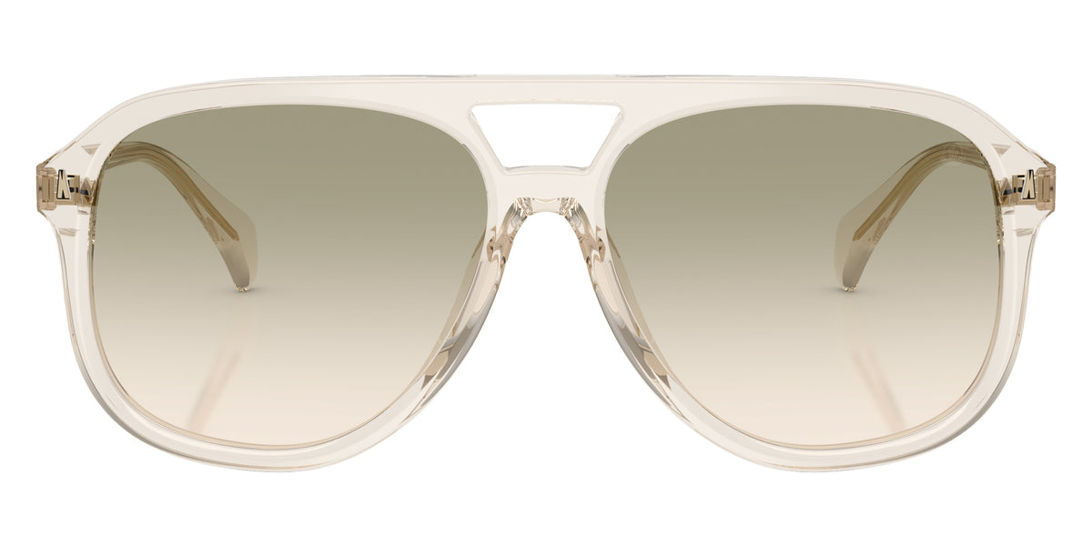 Moncler ME6028 Fluxe 30032C 60 - Shiny Transparent Off White / Gradient Green Gray #id:me602830032c_s:104100