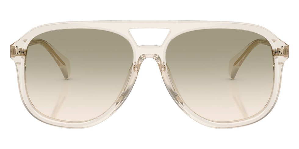 Moncler ME6028 Fluxe 30032C 60 - Shiny Transparent Off White / Gradient Green Gray #id:me602830032c_s:104100