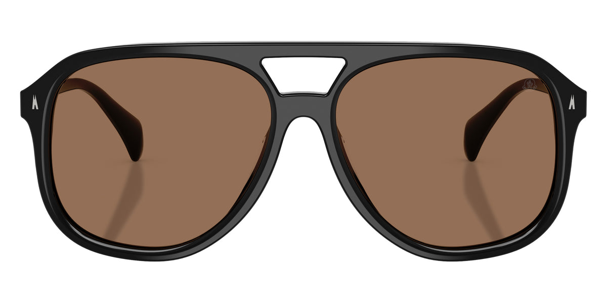 Moncler ME6028F Fluxe 300173 60 - Shiny Black / Dark Brown #id:me6028f300173_s:100100