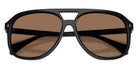 Moncler ME6028F Fluxe 300173 60 - Shiny Black / Dark Brown #id:me6028f300173_s:100120