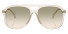 Moncler ME6028F Fluxe 30032C 60 - Shiny Transparent Off White / Gradient Green Gray #id:me6028f30032c_s:102100