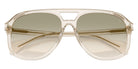 Moncler ME6028F Fluxe 30032C 60 - Shiny Transparent Off White / Gradient Green Gray #id:me6028f30032c_s:102120