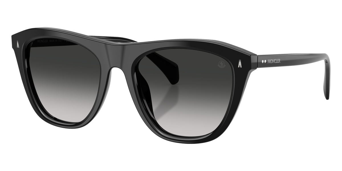 Moncler ME6029 Karrenia 30013C 53 - Shiny Black / Gradient Gray #id:me602930013c_s:100105
