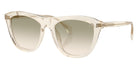 Moncler ME6029 Karrenia 30032C 53 - Shiny Transparent Off White / Gradient Green Gray #id:me602930032c_s:102105