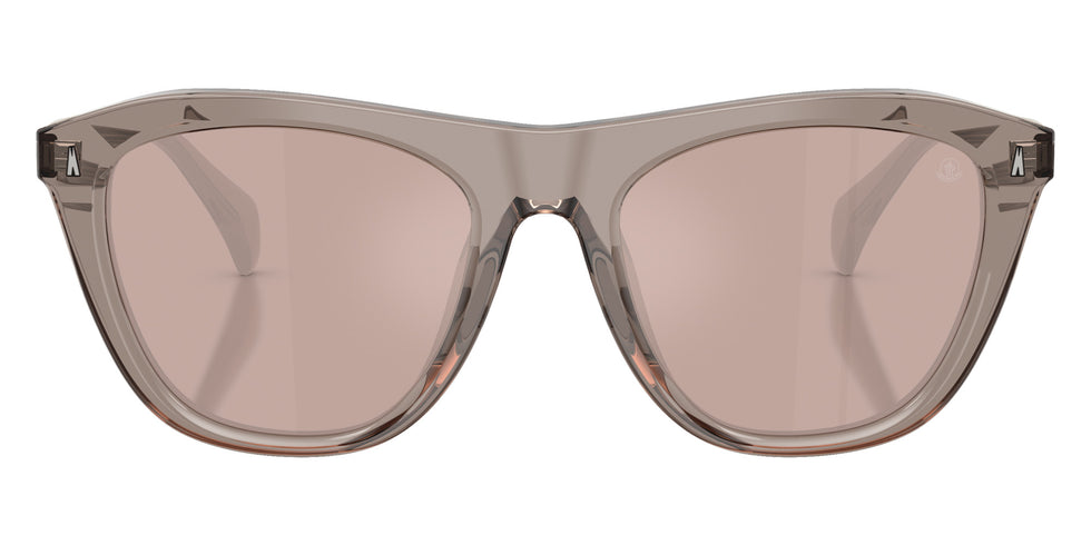 Moncler ME6029 Karrenia 3009/5 53 - Shiny Transparent Gray / Mirrored Pink #id:me602930095_s:104100