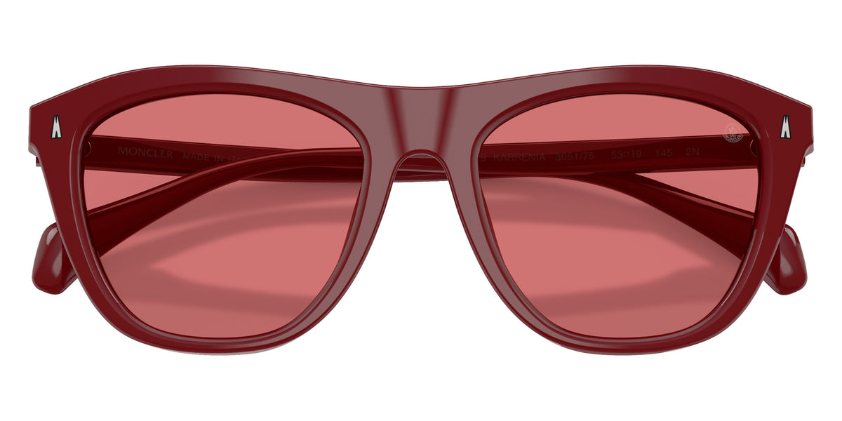 Moncler ME6029 Karrenia 305175 53 - Shiny Solid Burgundy / Solid Red #id:me6029305175_s:110120