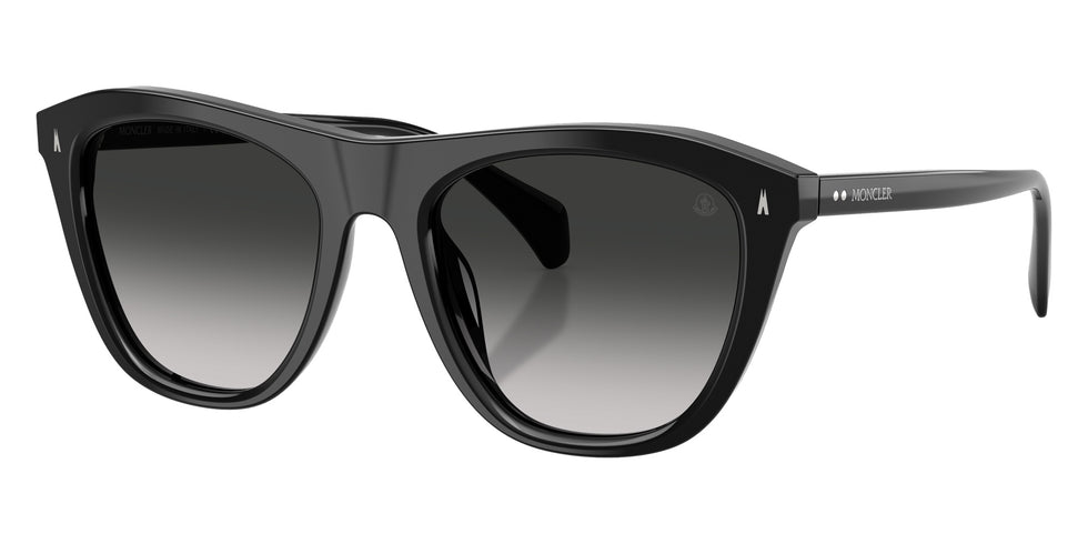 Moncler ME6029F Karrenia 30013C 52 - Shiny Black / Gradient Gray #id:me6029f30013c_s:100105