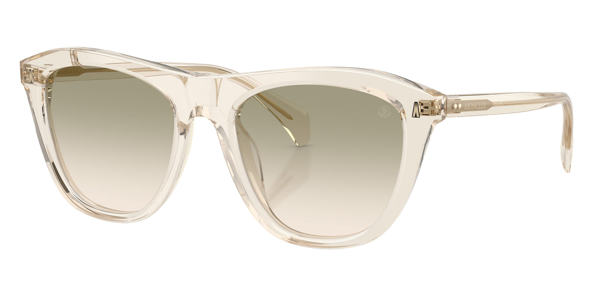 Moncler ME6029F Karrenia 30032C 52 - Shiny Transparent Off White / Gradient Green Gray #id:me6029f30032c_s:102105