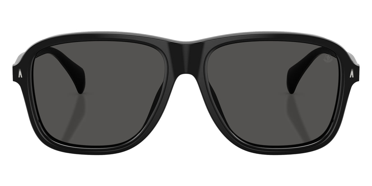 Moncler ME6030 Refrax 300187 58 - Shiny Black / Solid Dark Gray #id:me6030300187_s:100100