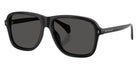 Moncler ME6030 Refrax 300187 58 - Shiny Black / Solid Dark Gray #id:me6030300187_s:100105