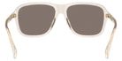 Moncler ME6030 Refrax 30035A 58 - Shiny Transparent Off White / Light Brown Mirrored Gold #id:me603030035a_s:102115