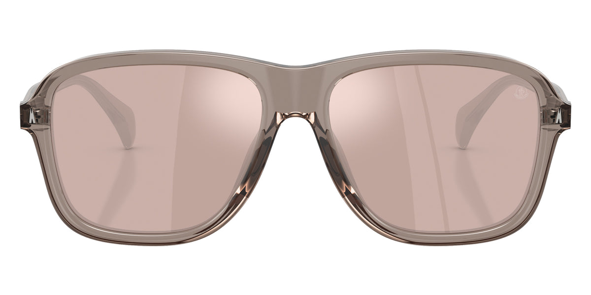 Moncler ME6030 Refrax 3009/5 58 - Shiny Transparent Gray / Mirrored Pink #id:me603030095_s:104100