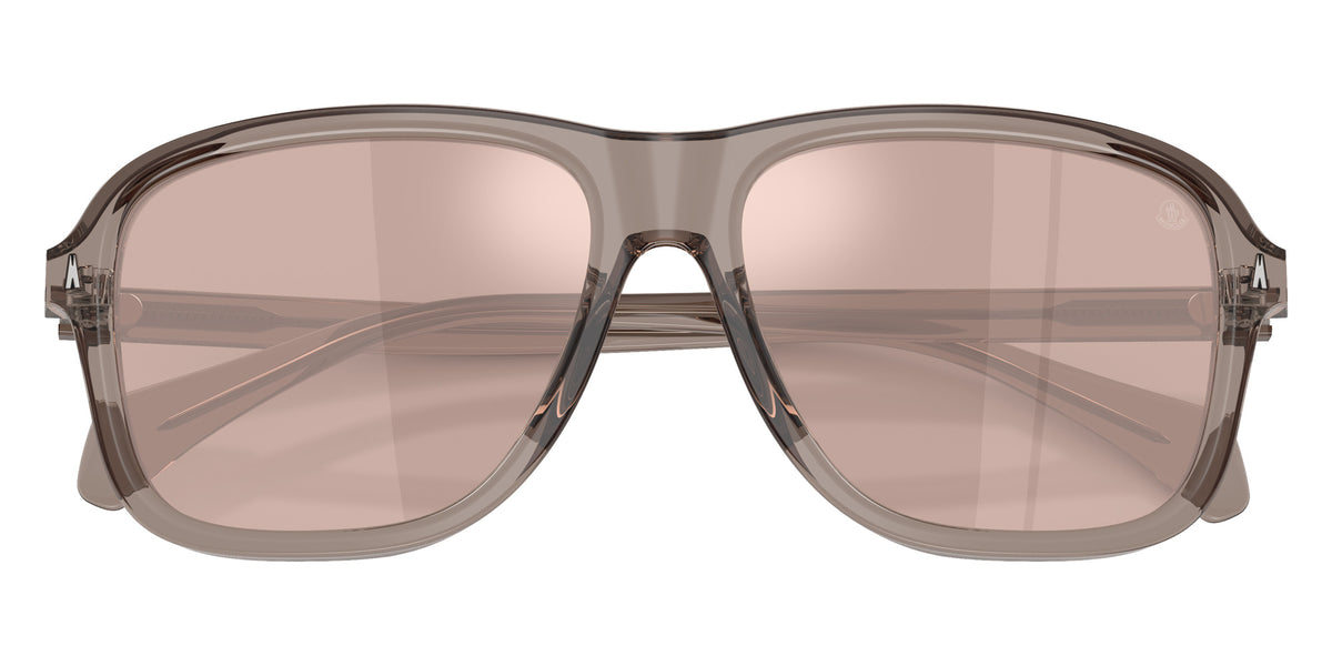 Moncler ME6030 Refrax 3009/5 58 - Shiny Transparent Gray / Mirrored Pink #id:me603030095_s:104120