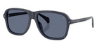 Moncler ME6030 Refrax 302072 58 - Shiny Dark Blue / Solid Blue #id:me6030302072_s:106105