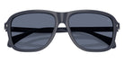 Moncler ME6030 Refrax 302072 58 - Shiny Dark Blue / Solid Blue #id:me6030302072_s:106120