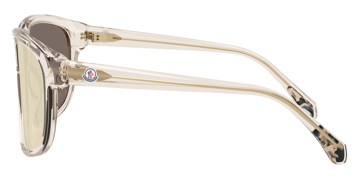 Moncler ME6032U 30032C 60 - Shiny Transparent Off White / Light Brown Mirrored Gold #id:me6032u30032c_s:102110