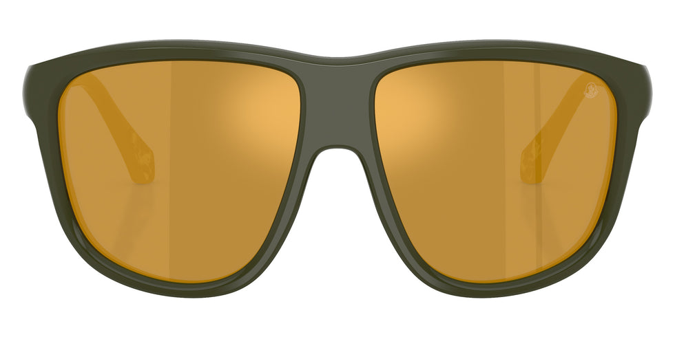 Moncler ME6032U 30525A 60 - Shiny Army Green / Brown Mirrored Gold #id:me6032u30525a_s:108100
