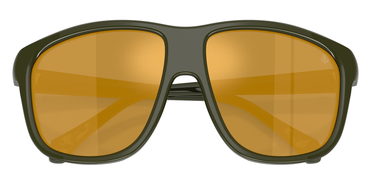 Moncler ME6032U 30525A 60 - Shiny Army Green / Brown Mirrored Gold #id:me6032u30525a_s:108120