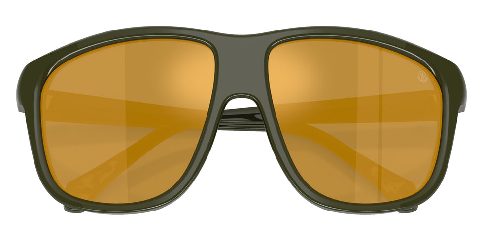 Moncler ME6032U 30525A 60 - Shiny Army Green / Brown Mirrored Gold #id:me6032u30525a_s:108120
