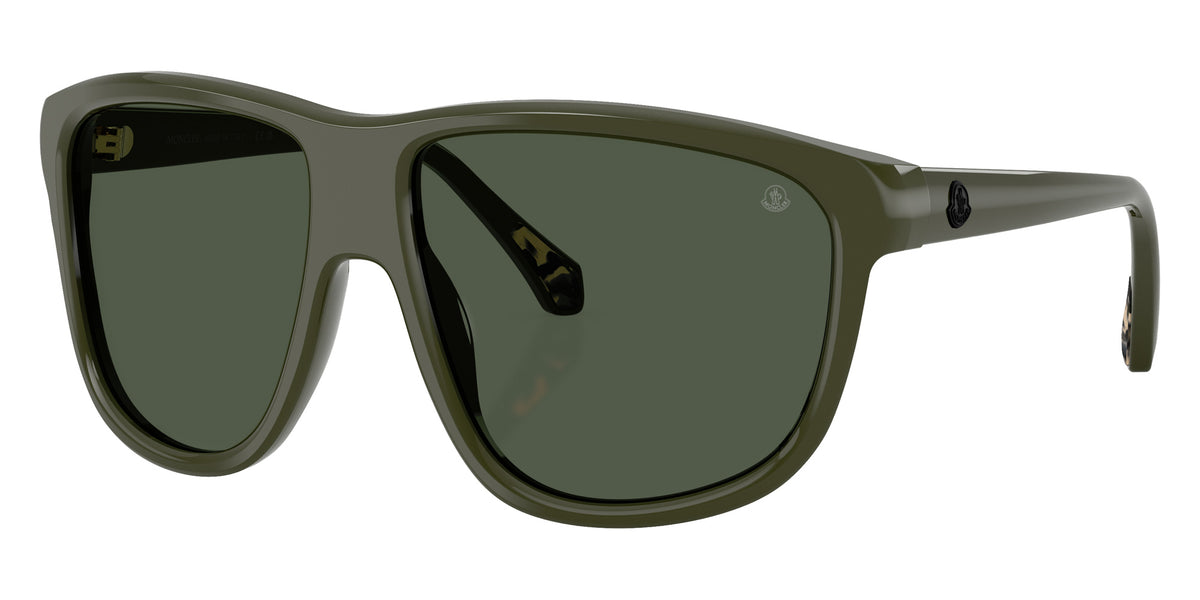 Moncler ME6032U 30529A 60 - Shiny Army Green / Polarized Dark Green #id:me6032u30529a_s:110105