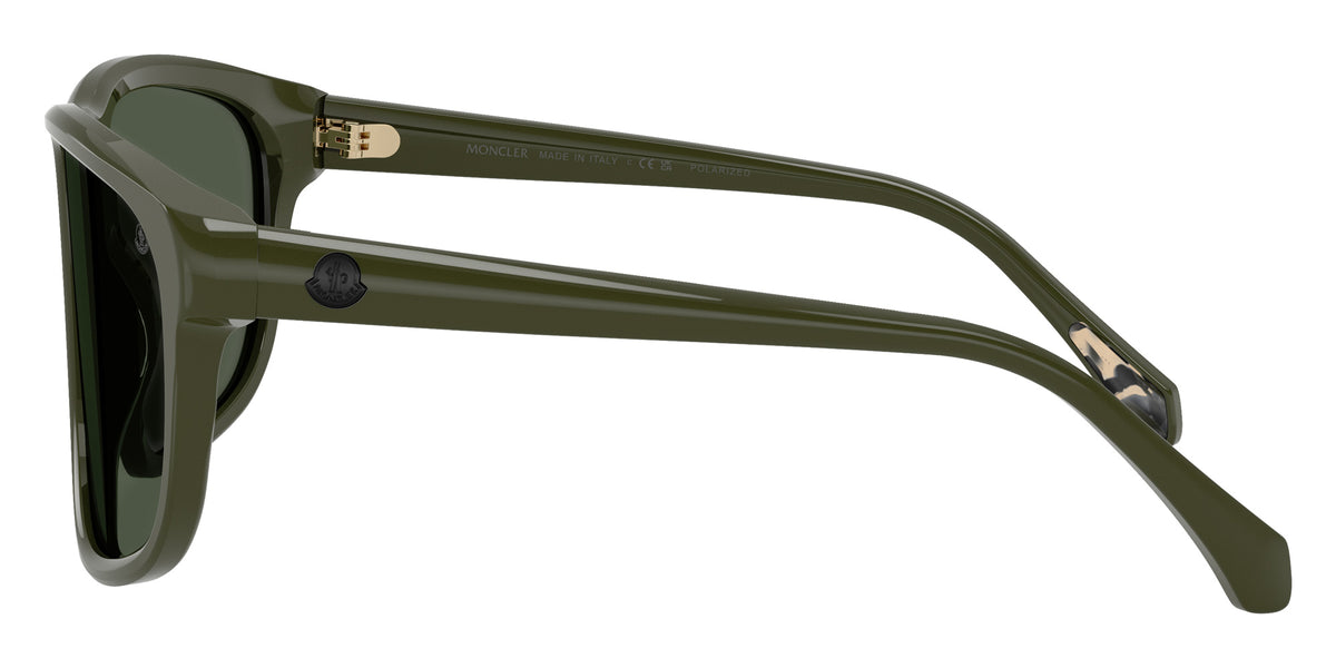 Moncler ME6032U 30529A 60 - Shiny Army Green / Polarized Dark Green #id:me6032u30529a_s:110110