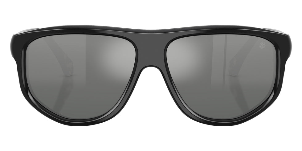 Moncler ME6033U ICEBORNE 300188 62 - Shiny Black / Gray Mirrored Silver Gradient #id:me6033u300188_s:100100