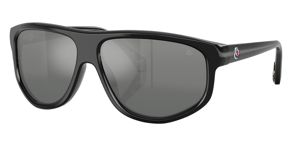Moncler ME6033U ICEBORNE 300188 62 - Shiny Black / Gray Mirrored Silver Gradient #id:me6033u300188_s:100105