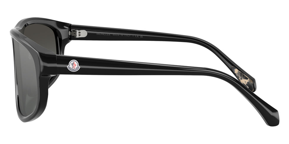 Moncler ME6033U ICEBORNE 300188 62 - Shiny Black / Gray Mirrored Silver Gradient #id:me6033u300188_s:100110