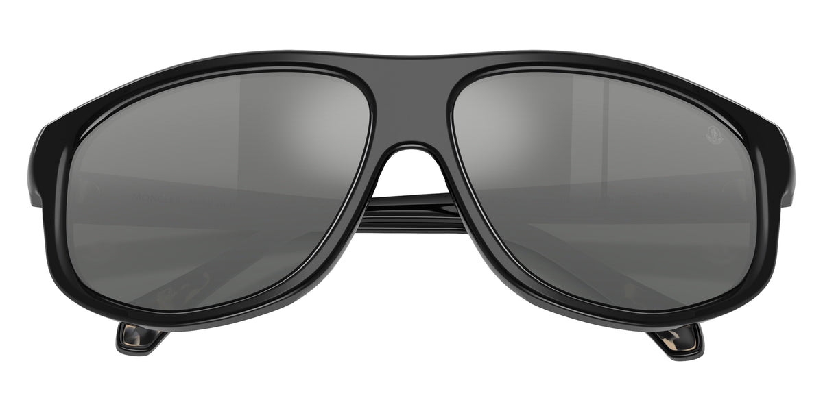 Moncler ME6033U ICEBORNE 300188 62 - Shiny Black / Gray Mirrored Silver Gradient #id:me6033u300188_s:100120