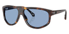 Moncler ME6033U ICEBORNE 300280 62 - Shiny Havana / Solid Blue #id:me6033u300280_s:102105