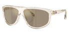 Moncler ME6033U ICEBORNE 30032C 62 - Shiny Transparent Off White / Light Brown Mirrored Gold #id:me6033u30032c_s:104105