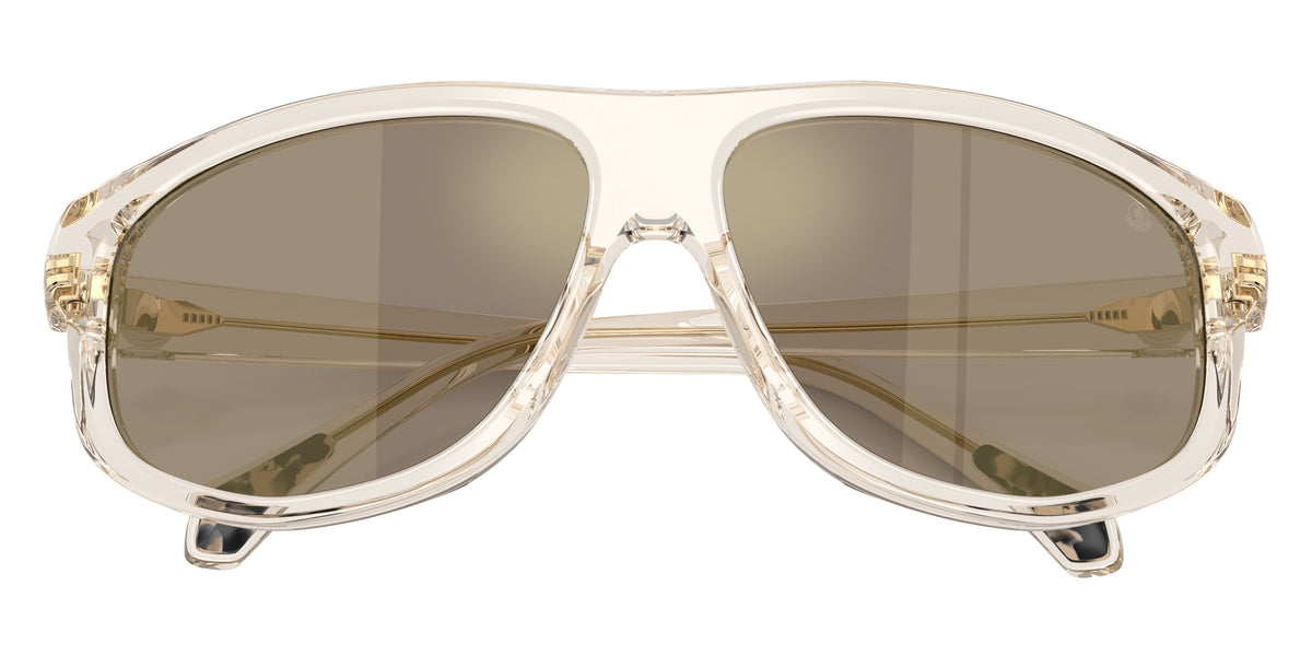 Moncler ME6033U ICEBORNE 30032C 62 - Shiny Transparent Off White / Light Brown Mirrored Gold #id:me6033u30032c_s:104120