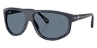 Moncler ME6033U ICEBORNE 30202V 62 - Shiny Dark Blue / Polarized Blue #id:me6033u30202v_s:108105