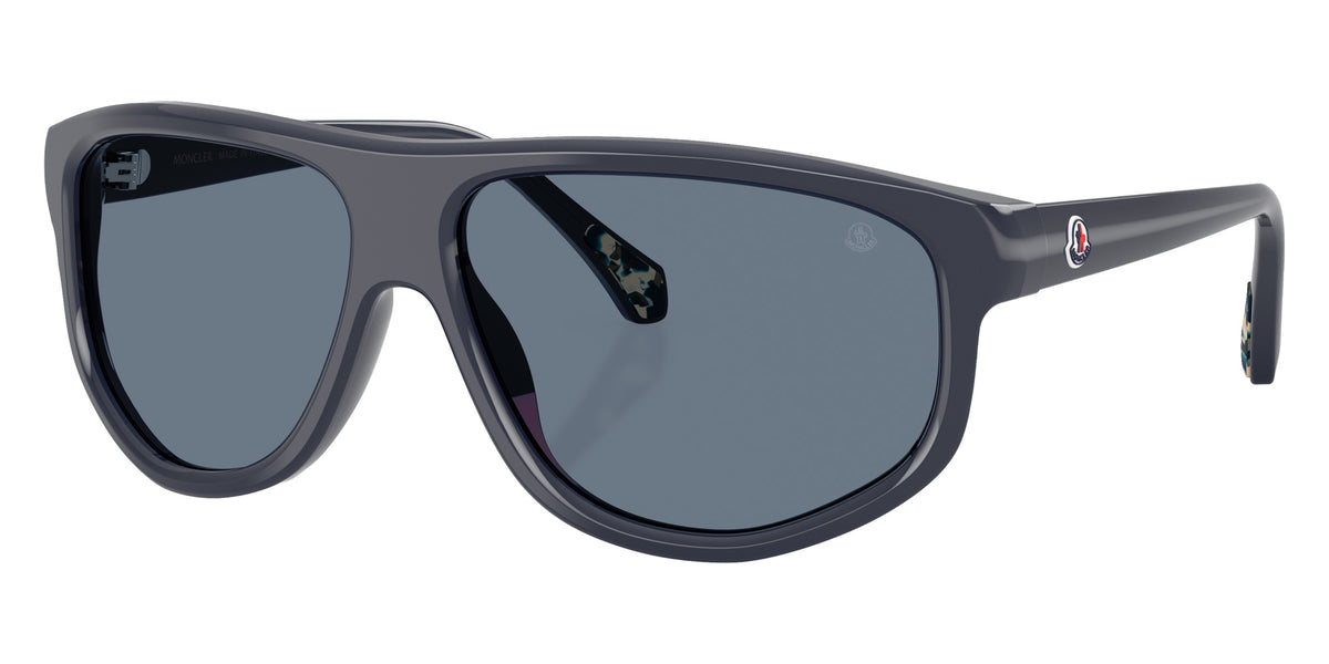 Moncler ME6033U ICEBORNE 30202V 62 - Shiny Dark Blue / Polarized Blue #id:me6033u30202v_s:108105