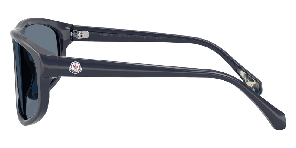 Moncler ME6033U ICEBORNE 30202V 62 - Shiny Dark Blue / Polarized Blue #id:me6033u30202v_s:108110