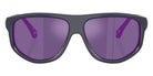 Moncler ME6033U ICEBORNE 30204V 62 - Shiny Solid Blue / Dark Gray Mirrored Violet #id:me6033u30204v_s:110100