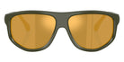 Moncler ME6033U ICEBORNE 30525A 62 - Shiny Army Green / Brown Mirrored Gold #id:me6033u30525a_s:112100