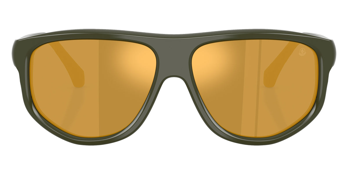 Moncler ME6033U ICEBORNE 30525A 62 - Shiny Army Green / Brown Mirrored Gold #id:me6033u30525a_s:112100
