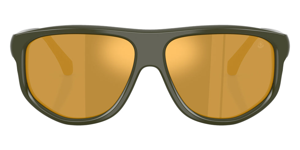 Moncler ME6033U ICEBORNE 30525A 62 - Shiny Army Green / Brown Mirrored Gold #id:me6033u30525a_s:112100