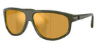 Moncler ME6033U ICEBORNE 30525A 62 - Shiny Army Green / Brown Mirrored Gold #id:me6033u30525a_s:112105