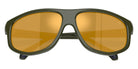 Moncler ME6033U ICEBORNE 30525A 62 - Shiny Army Green / Brown Mirrored Gold #id:me6033u30525a_s:112120