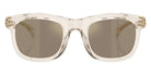 Moncler ME6034 Noirr 30035A 51 - Shiny Transparent Off White / Light Brown Mirrored Gold #id:me603430035a_s:100100