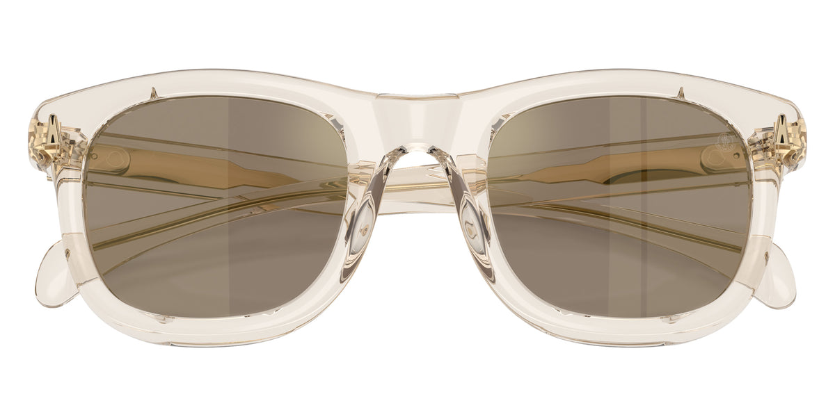 Moncler ME6034 Noirr 30035A 51 - Shiny Transparent Off White / Light Brown Mirrored Gold #id:me603430035a_s:100120